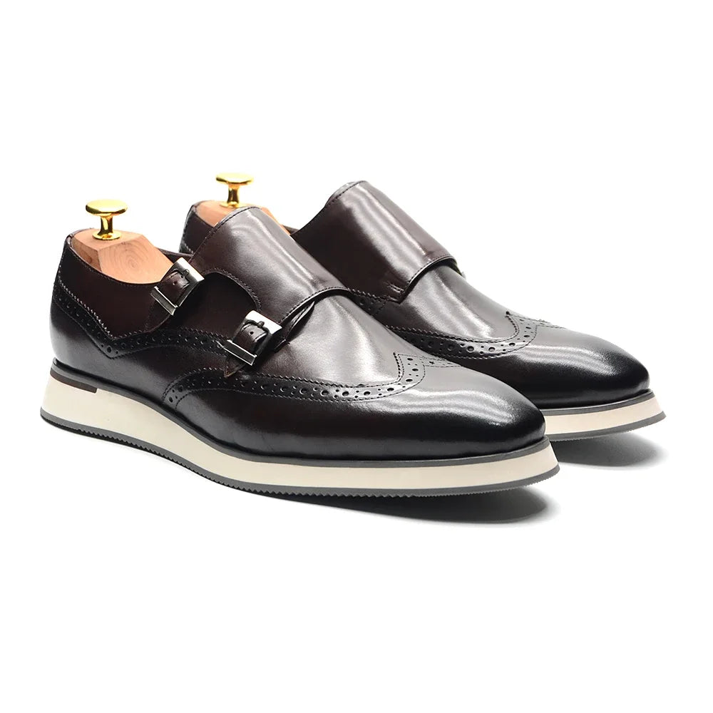 Luxury Monk Strap Business Dress Shoes