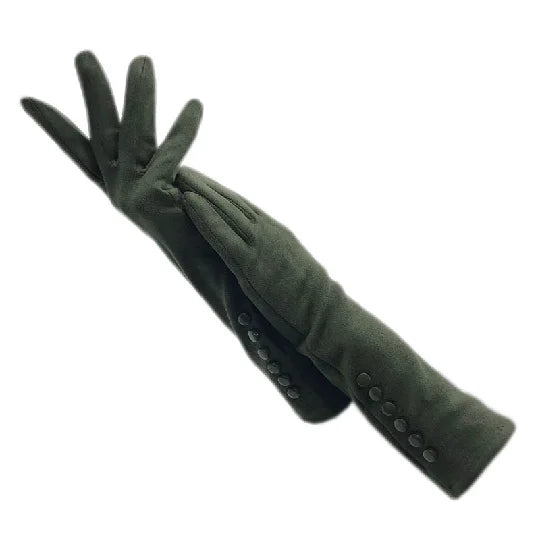 Soft Suede Thick Gloves
