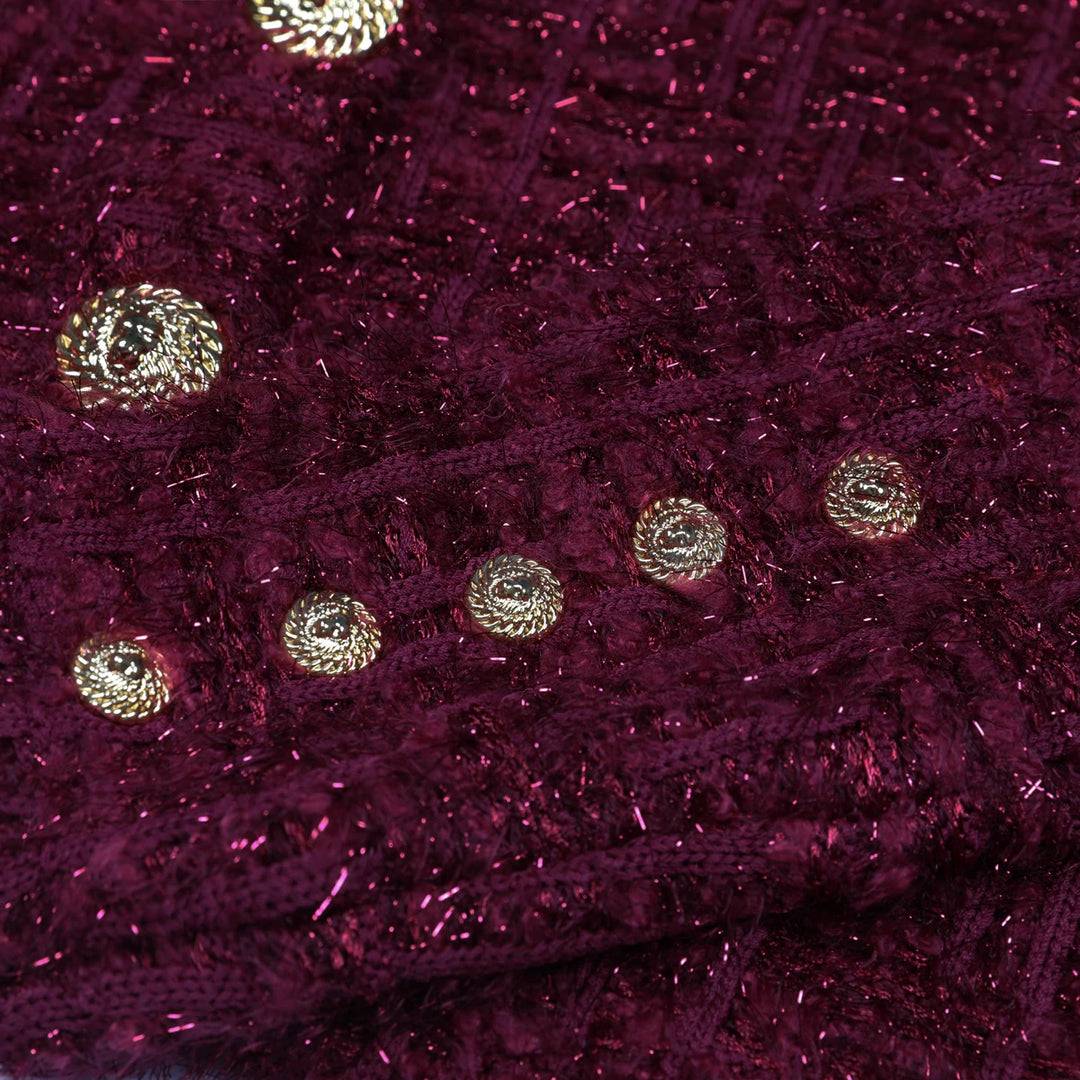 Fancy Textured Knitted Cardigan