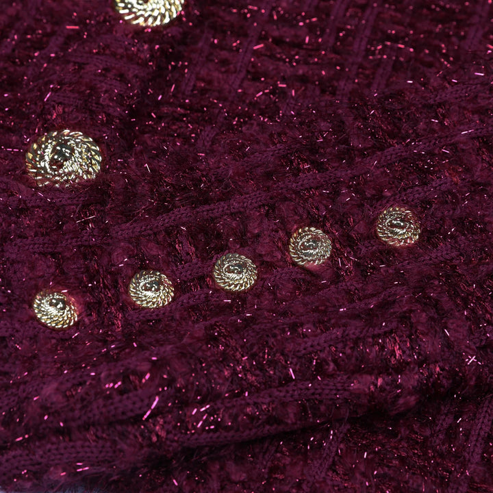 Fancy Textured Knitted Cardigan