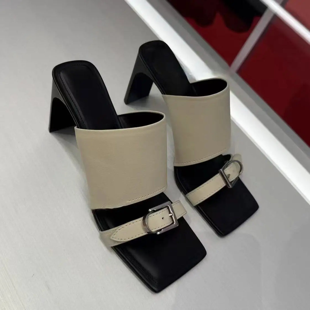 Fashionable Plank Shape High-heels