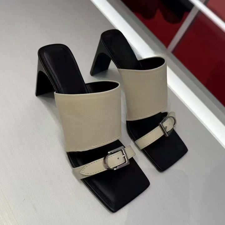 Fashionable Plank Shape High-heels