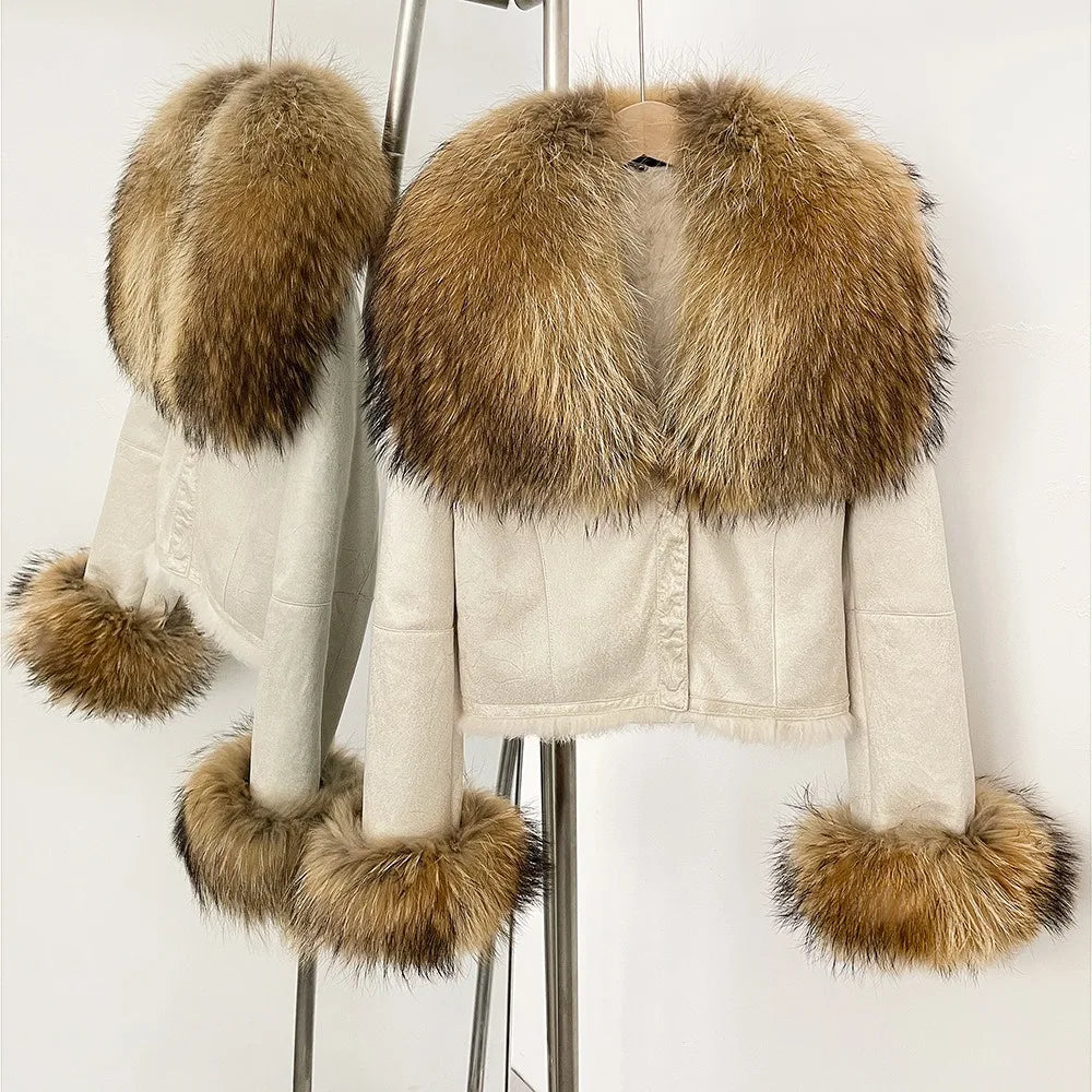 High-Quality Warm Fur Parka Coat