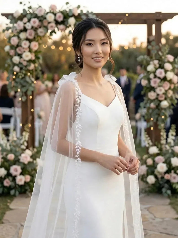 Romantic Lace Bridal Clock - With Bridal Shrug
