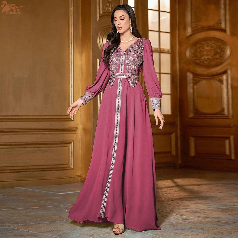 Turkish Embroidered Abaya Dress