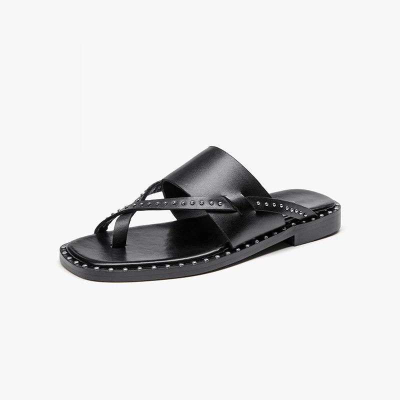 Lovely Open Toe Casual Flip Flops Slippers