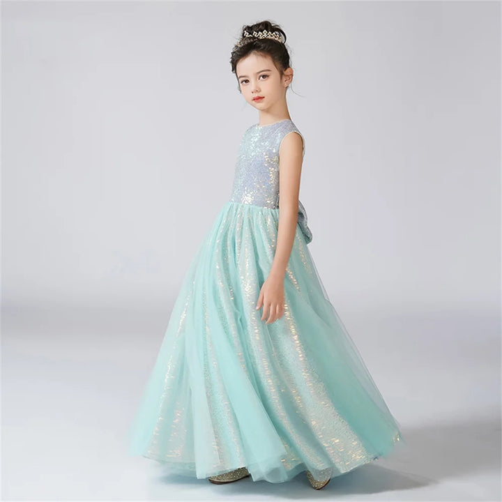 Tulle Flower Formal Girl Dress