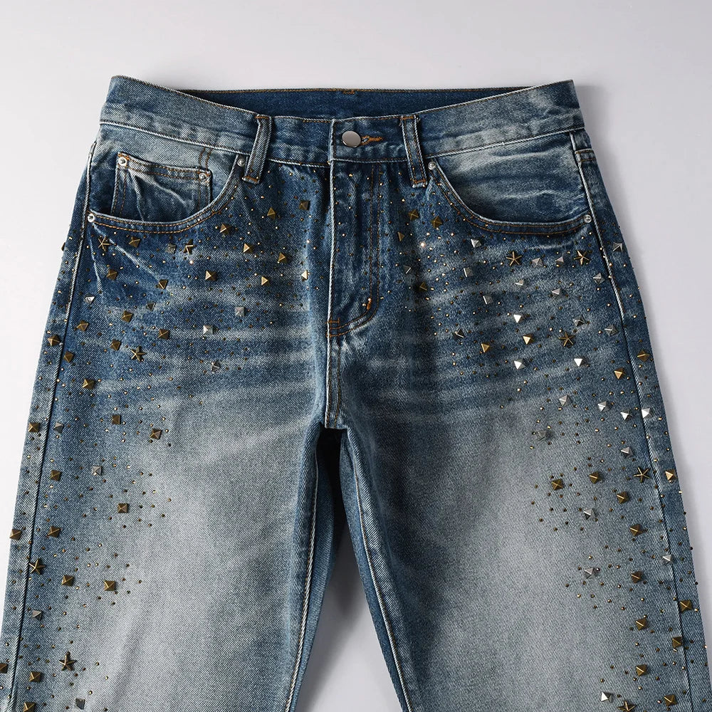 Stylish Holes Ripped Baggy Jeans Pants