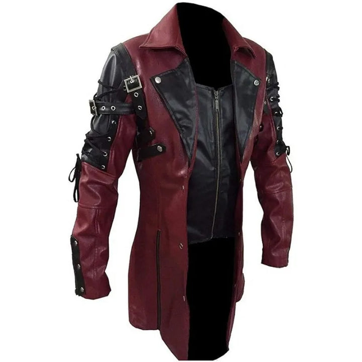 Smart Steampunk Gothic Trench Coat