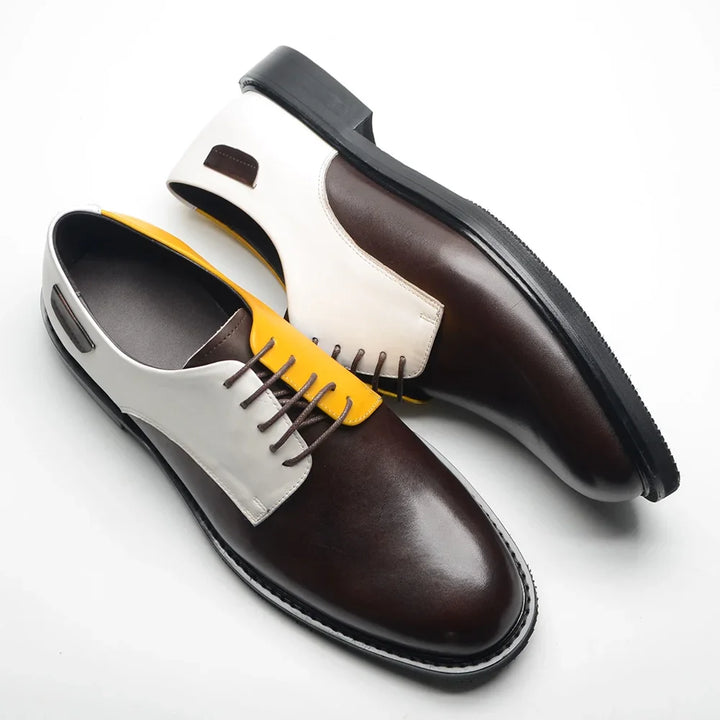 Good To Be Here Leather Derby Shoes