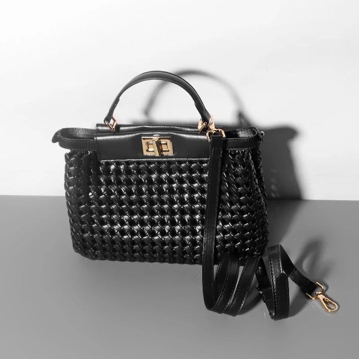 Polished Hollow Out Hand Knitting Handbag