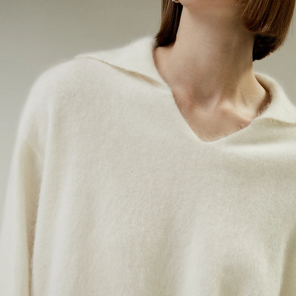 V-Neck Soft Cashmere Sweater