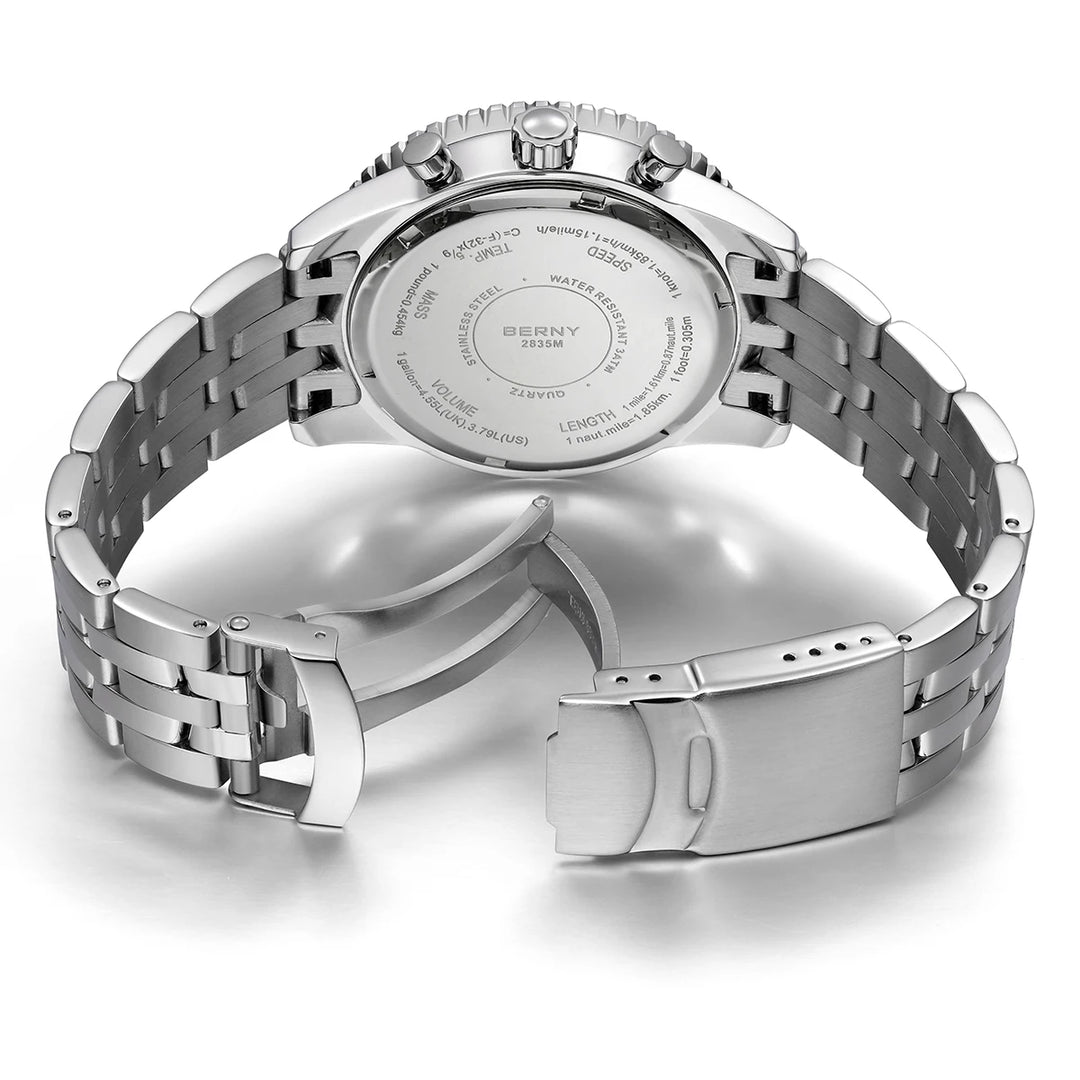 Stylish Sapphire Luminous Quartz Watch