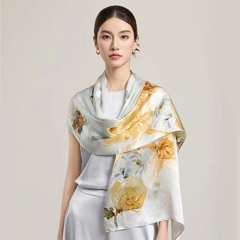 Premium Real Silk Neck-scarf