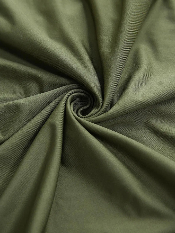 Artistic Flare Sleeves Women Plus Size Dress