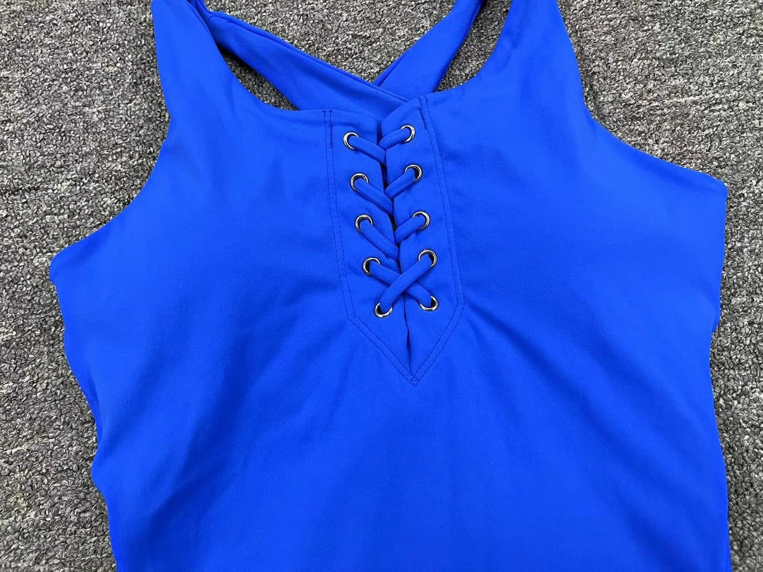 Slick One-Piece Fitness Jumpsuit