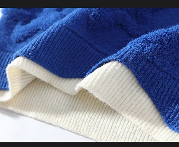 High-Quality Casual Knitted Pullover Sweater