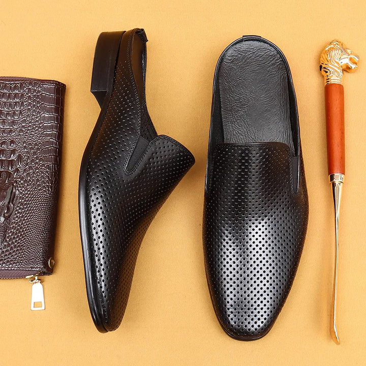 Luxury Leather Half Shoes