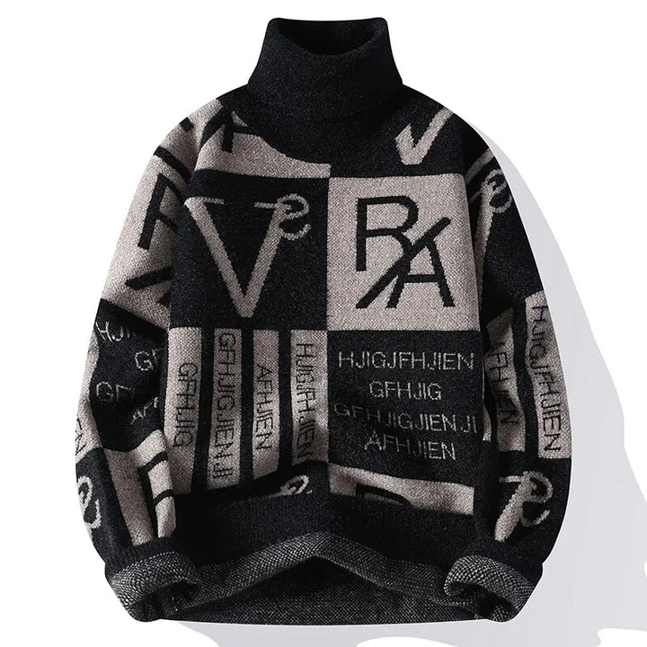 Trendy Turtle Neck Casual Wool Jumper