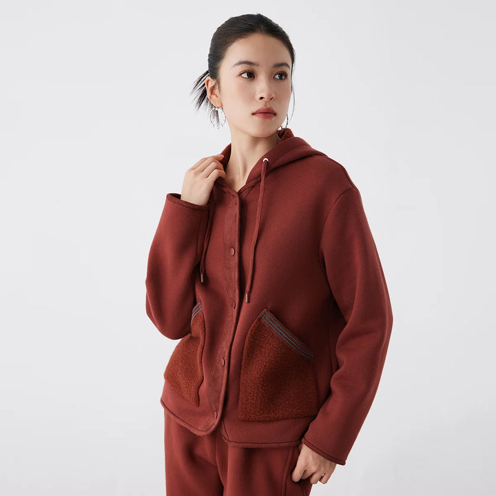 Premium Wool Blend Staple Hoodie
