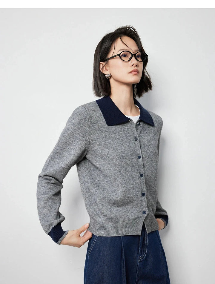 Single Breasted Button Cardigan