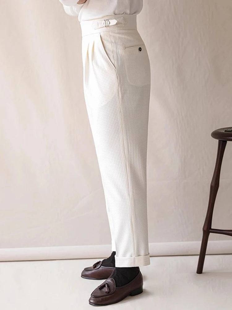 Stylish High Waist Pleated Pants