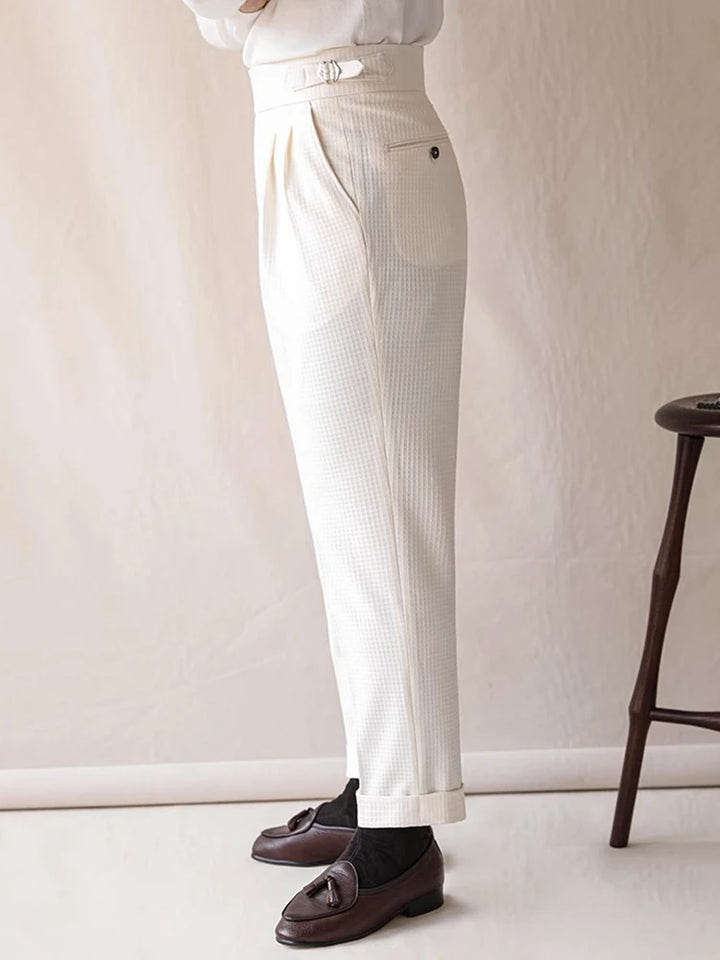 Stylish High Waist Pleated Pants