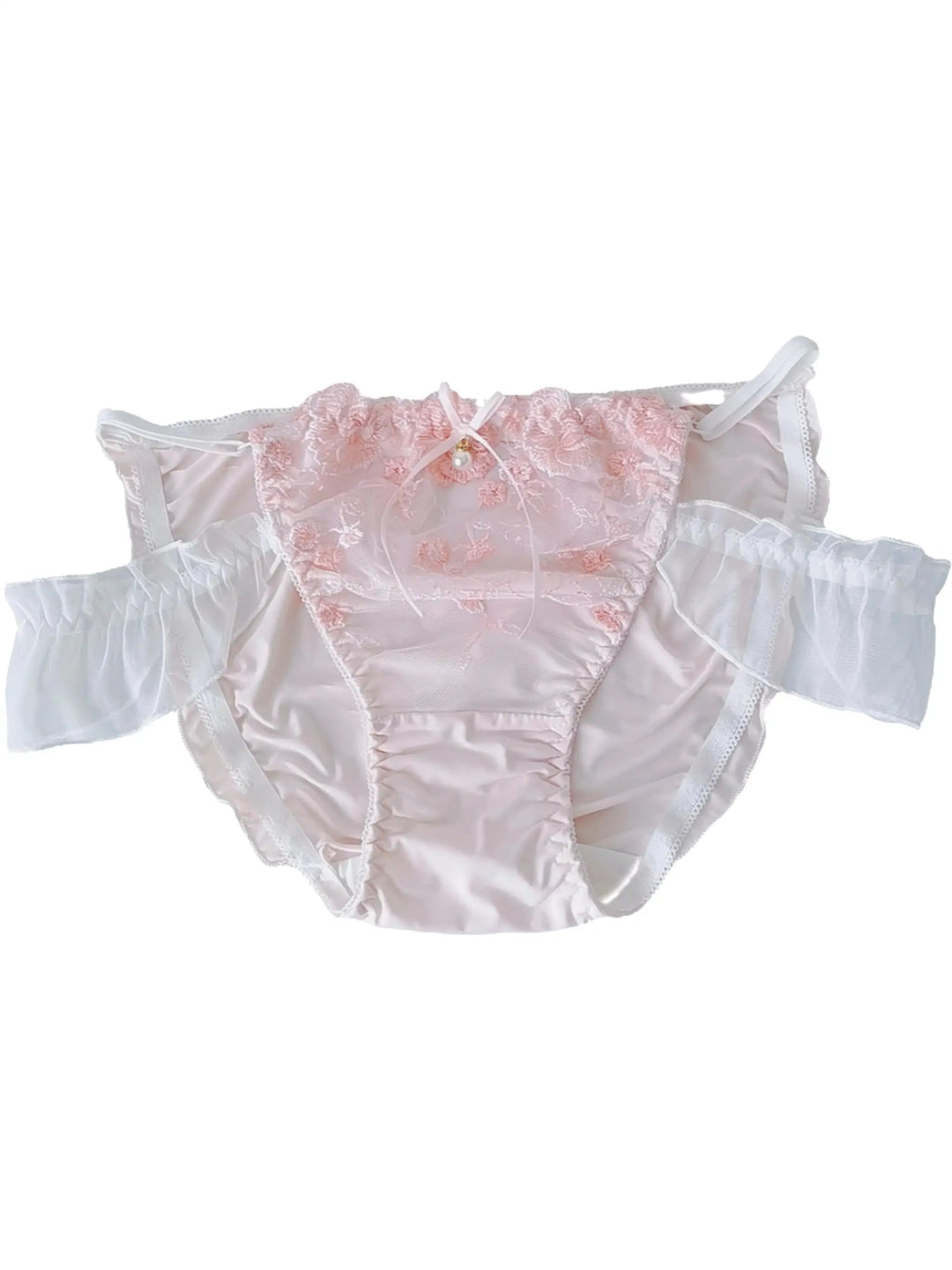 Lolita Ruffle Embroidered Low Waist Panties