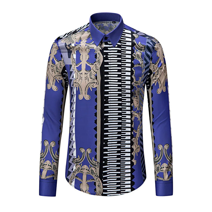 Sleek High-End Printed Shirt
