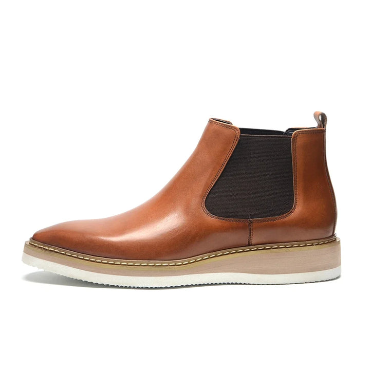 Impeccable Real Leather Chelsea Boots