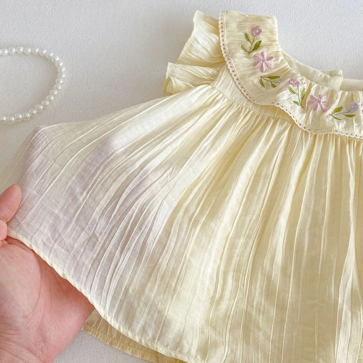 Adorable Embroidered Baby Girl's Skirt
