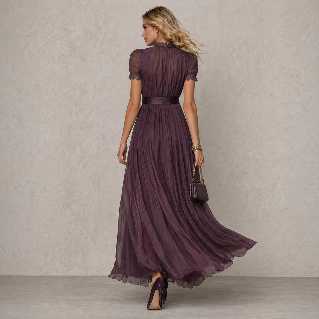 Lovely Flowy Cinched Waist Dress