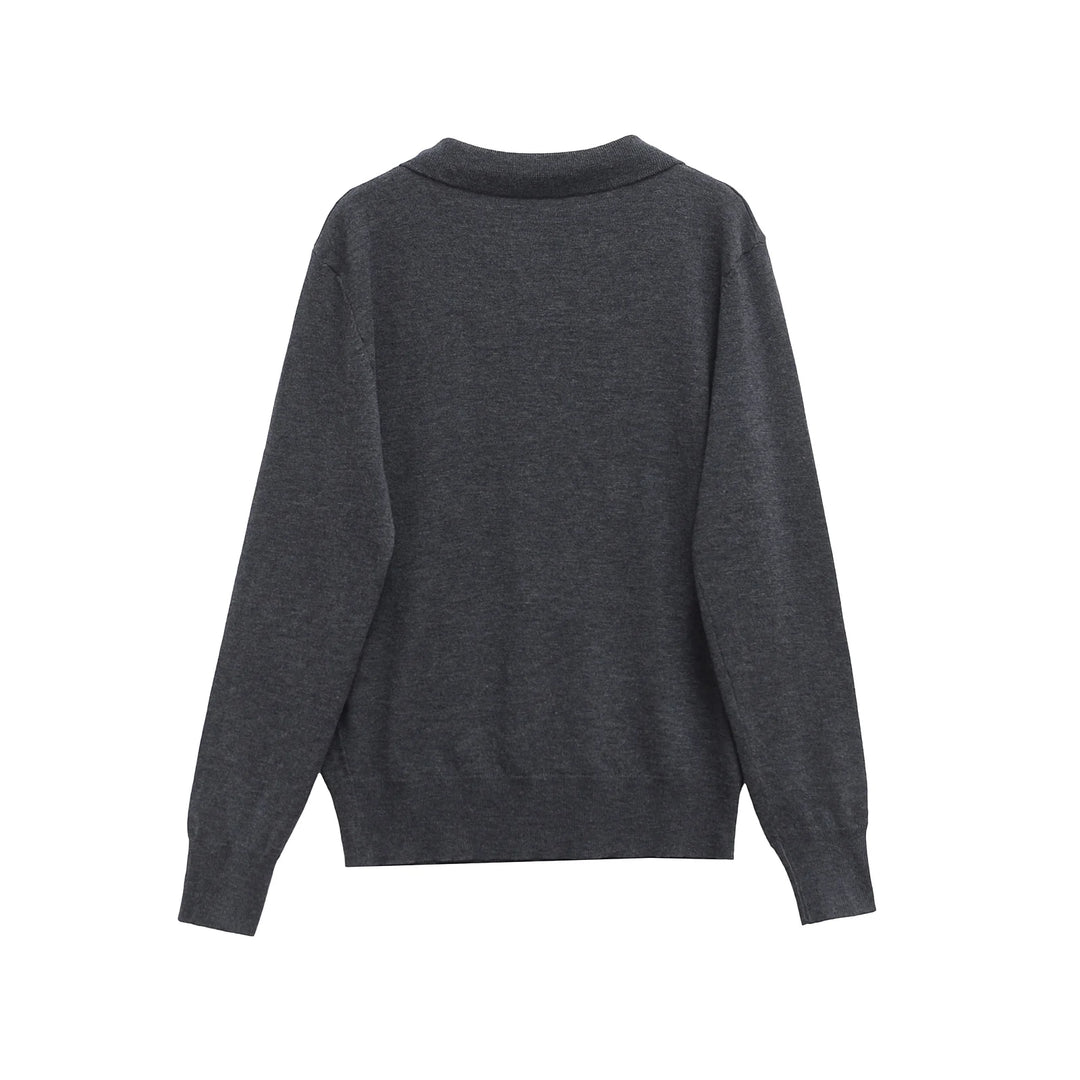 Simple Long Sleeves Women's Knitwear Pullover