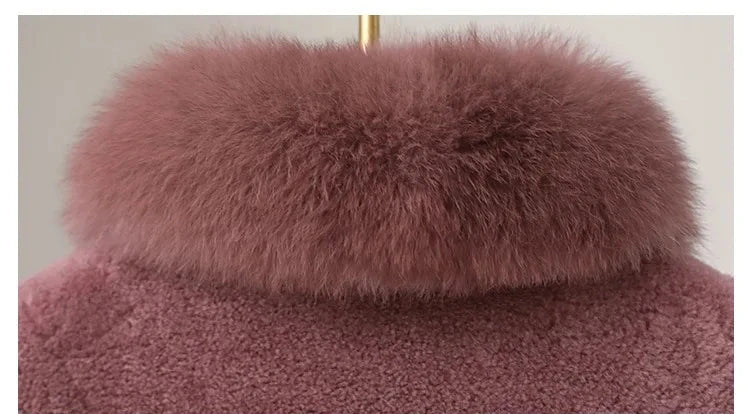 Classic Sheep Wool Shearling Coat