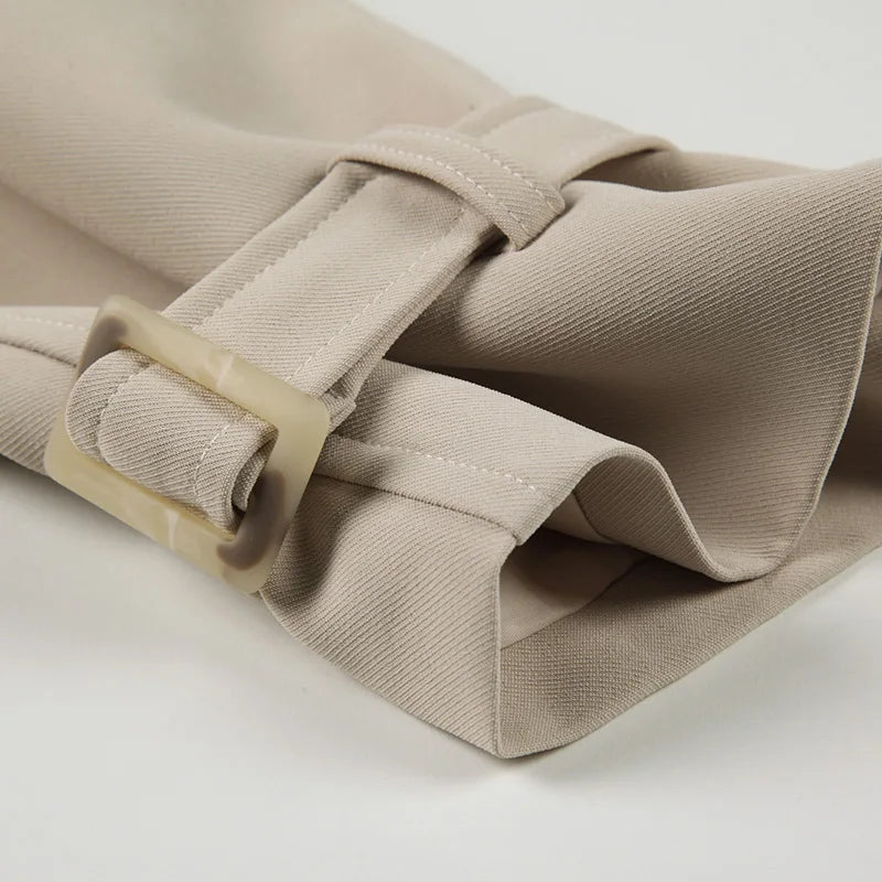 Trendy Double Breasted Tooling Coat