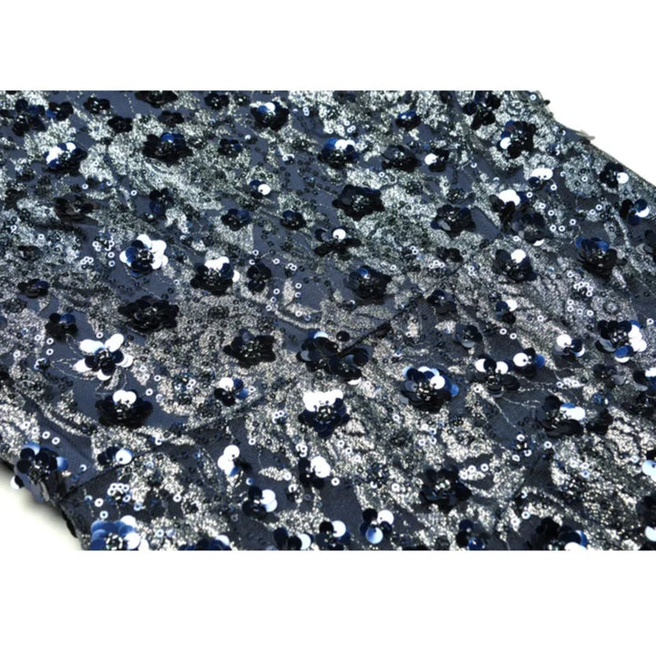 Graceful Three-dimensional Flower Evening Dress