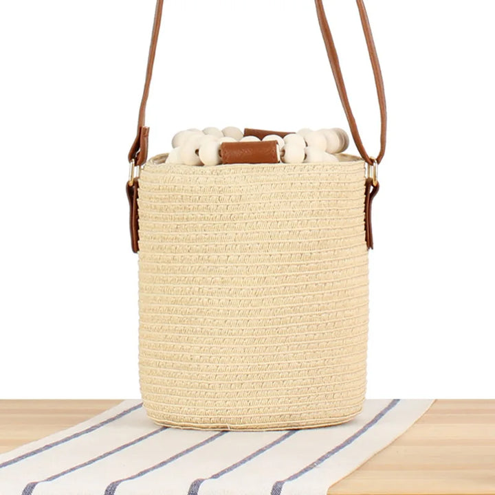 Sweet Leisure Woven Bucket Bag
