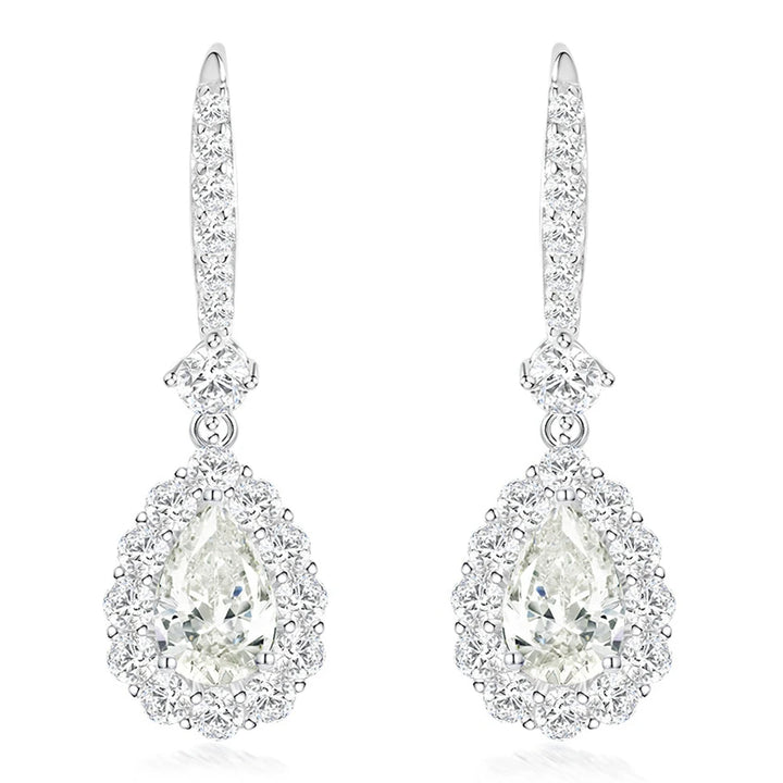 Sweet Sapphire Drop Dangle Earrings