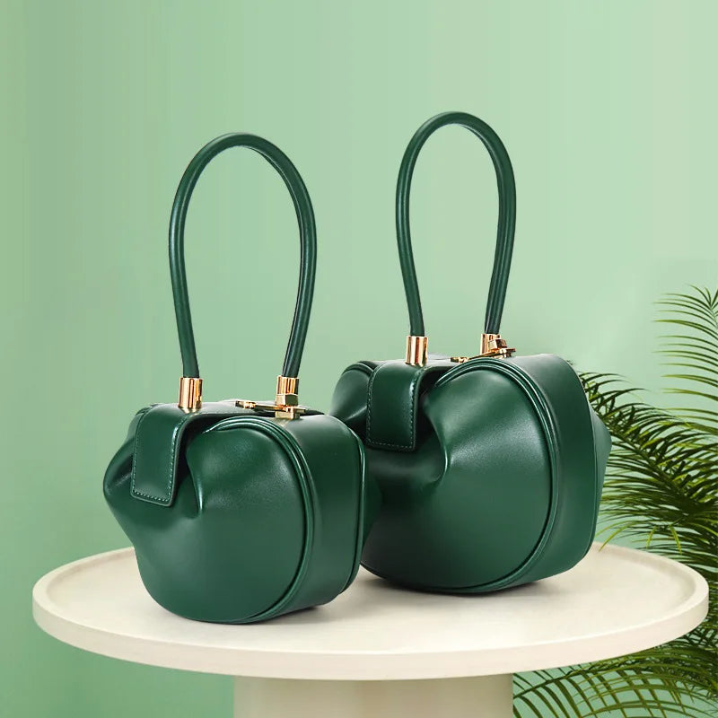 Elegant Small Round Dumpling Bag