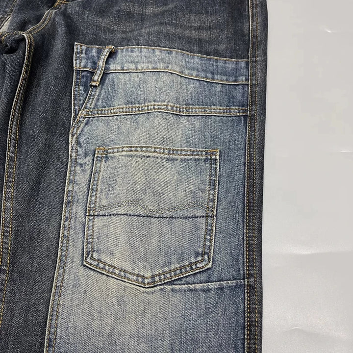 Trendy Multi Pockets Straight Fit Jeans