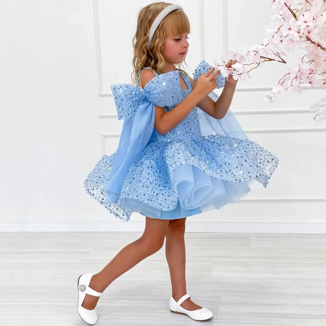 Lovely Shining Sequins Girl&