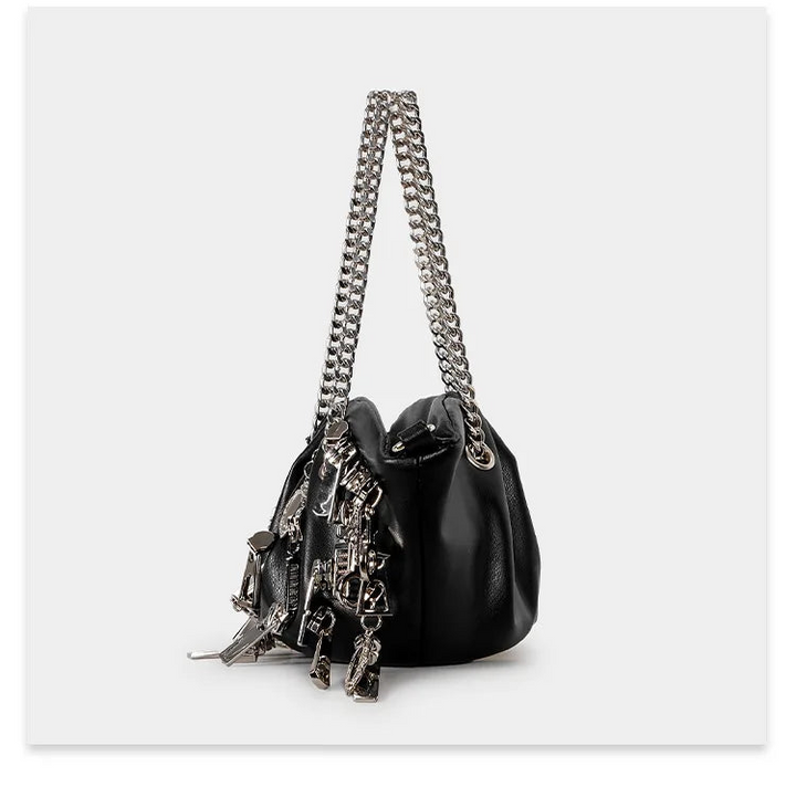 Punk Style Dumpling Armpit Bag