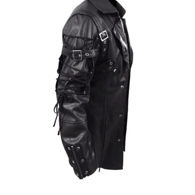 Smart Steampunk Gothic Trench Coat
