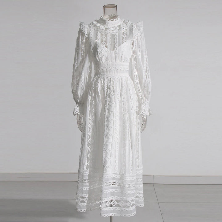 Delightful Hollow-Out Temperament Dress