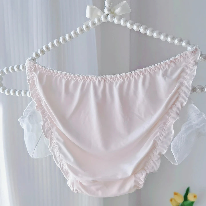 Lolita Ruffle Embroidered Low Waist Panties