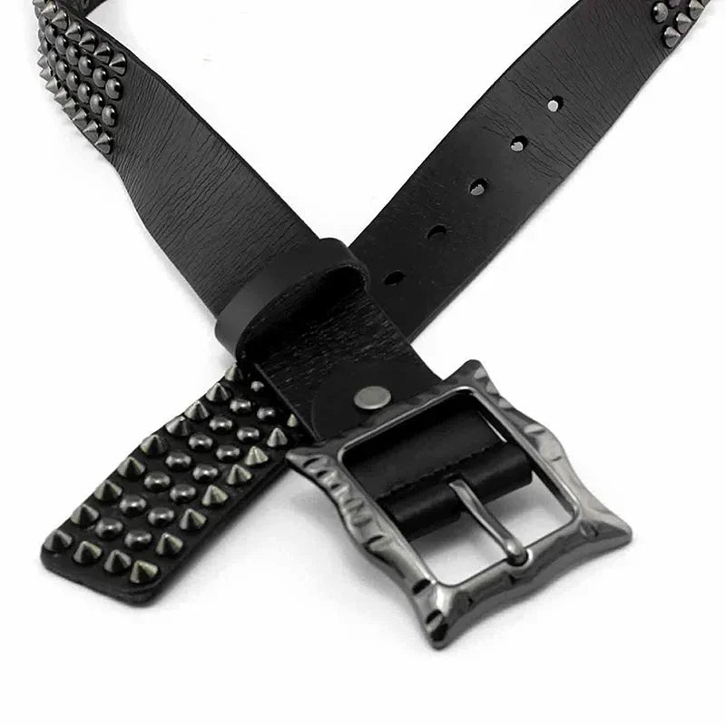 Fashionable Spike Rivets Studded Belt