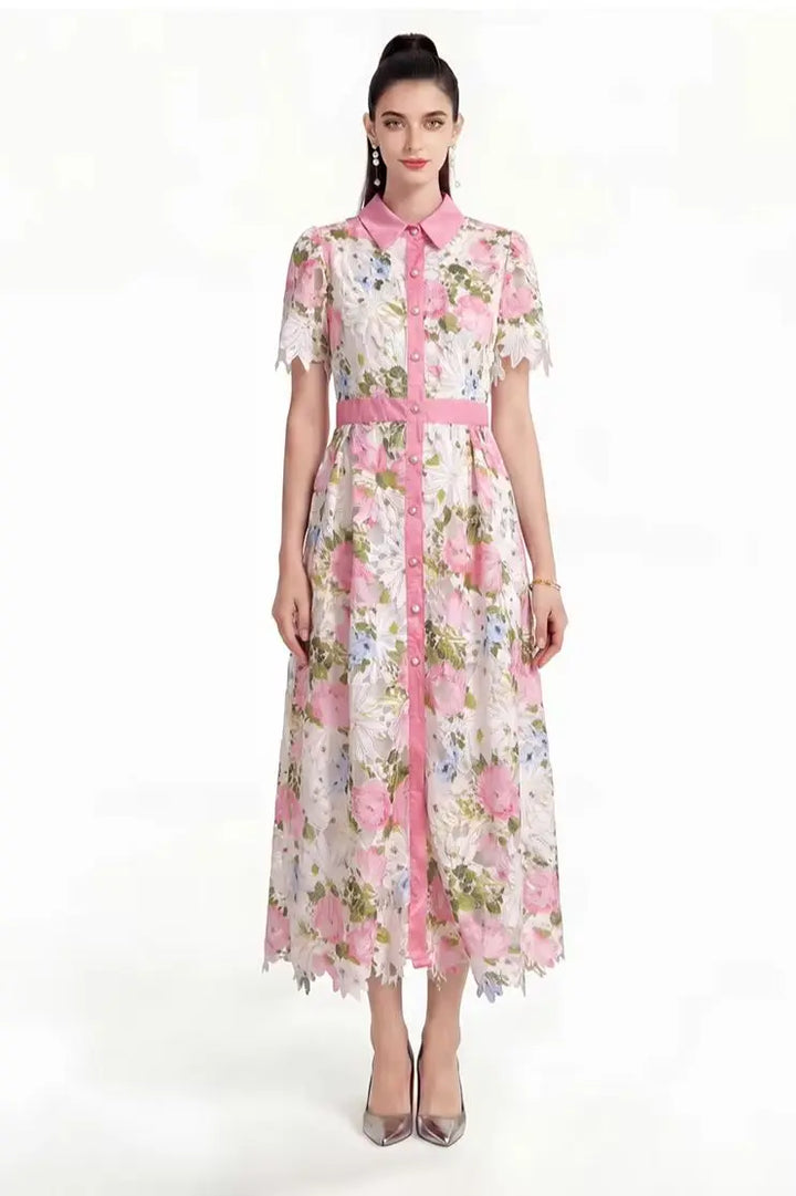Classic Water-Soluble Embroidered Dress