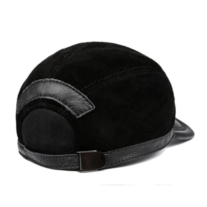 Natural Plush Thickened Warm Baseball Cap