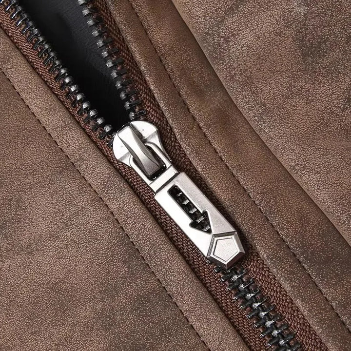 Stylish Biker PU Leather Jacket