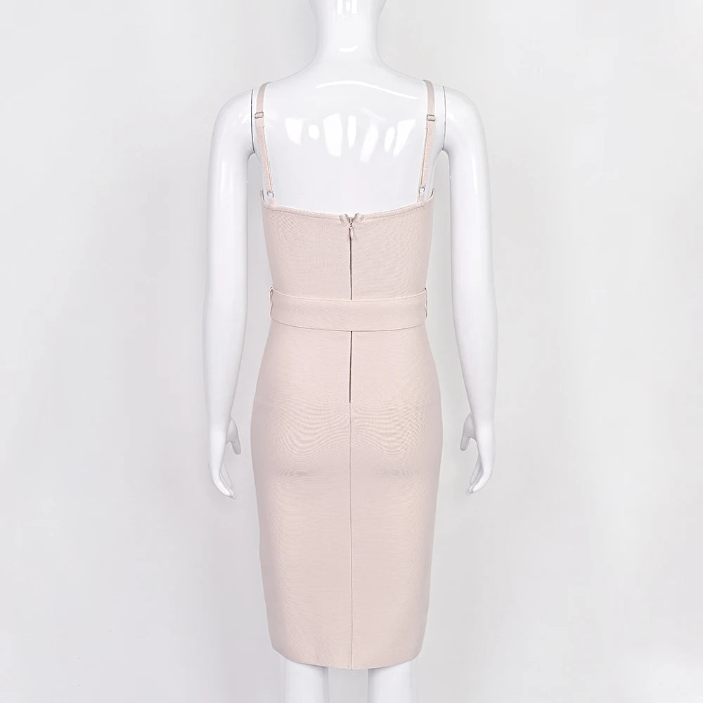 Stylish Sashes Bustier Evening Dress